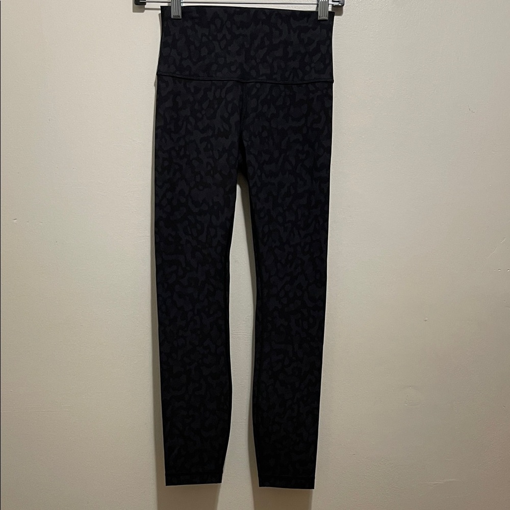 Lululemon Athletica Black Patterned Leggings
